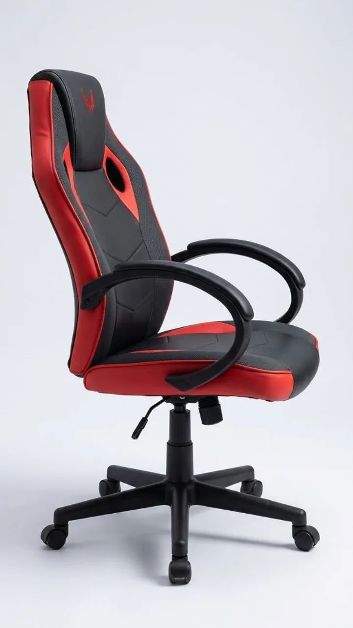 Cadeira Gamer Warrior Preta e Vermelha - Perfeito Estado - Foto 2