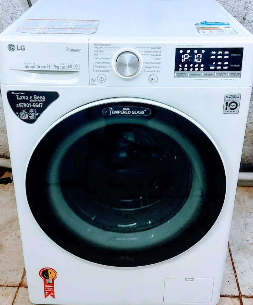 Máquina LAVA e SECA LG WI-FI Smart INVERTER, TUDO FUNCIONANDO Garantia Entrega Grátis* - Foto 5