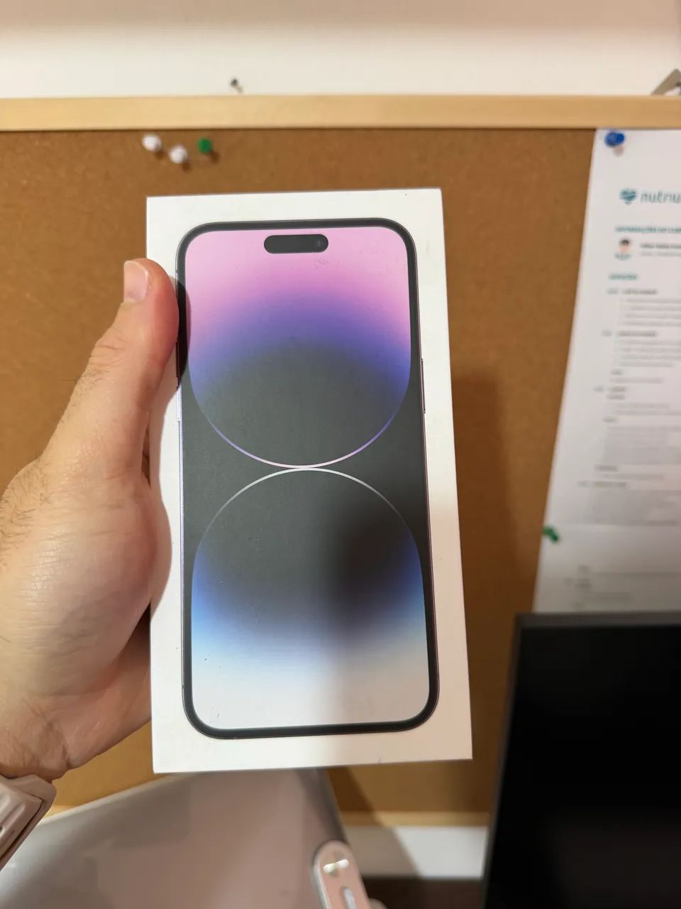Iphone 14 pro max roxo perfeito estado - Foto 3