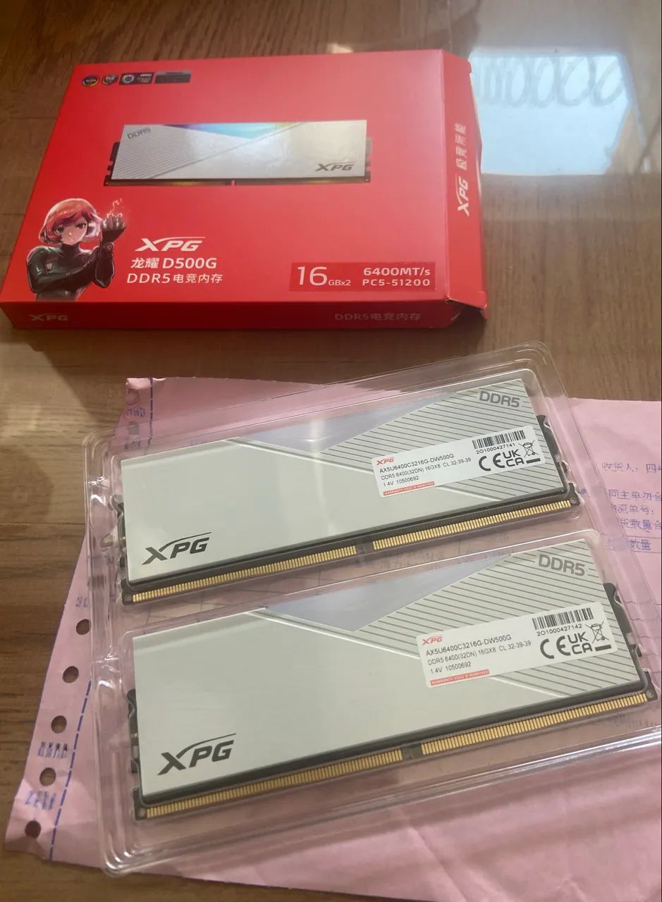 MEMORIA ADATA XPG LANCER, 32GB (2X16GB), DDR5, 6400MT/S, C32, BRANCA - Foto 2