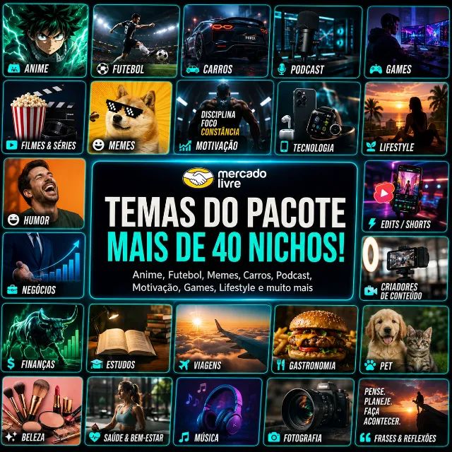 Pack 40 Mil Vídeos Virais Editáveis + Aula CapCut Digital - Foto 2