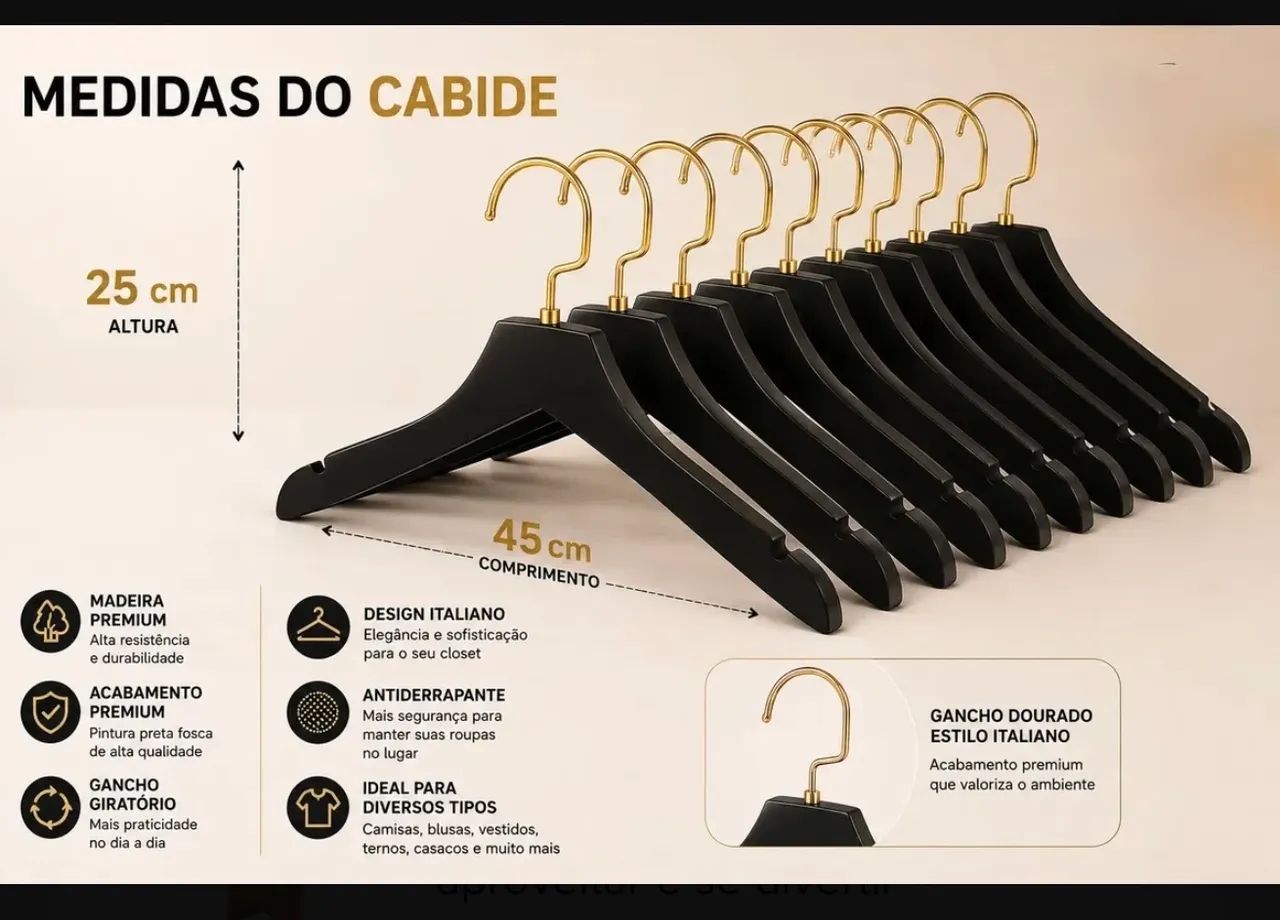 Cabides de luxo  - Foto 2