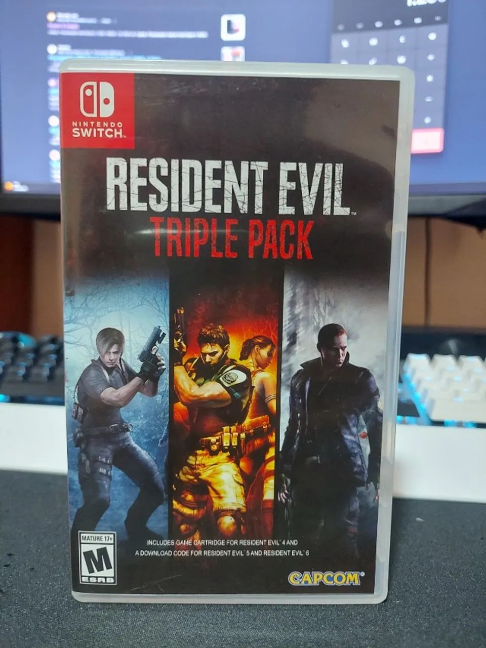 jogo resident evil triple pack nintendo switch - Jogos de Vídeo