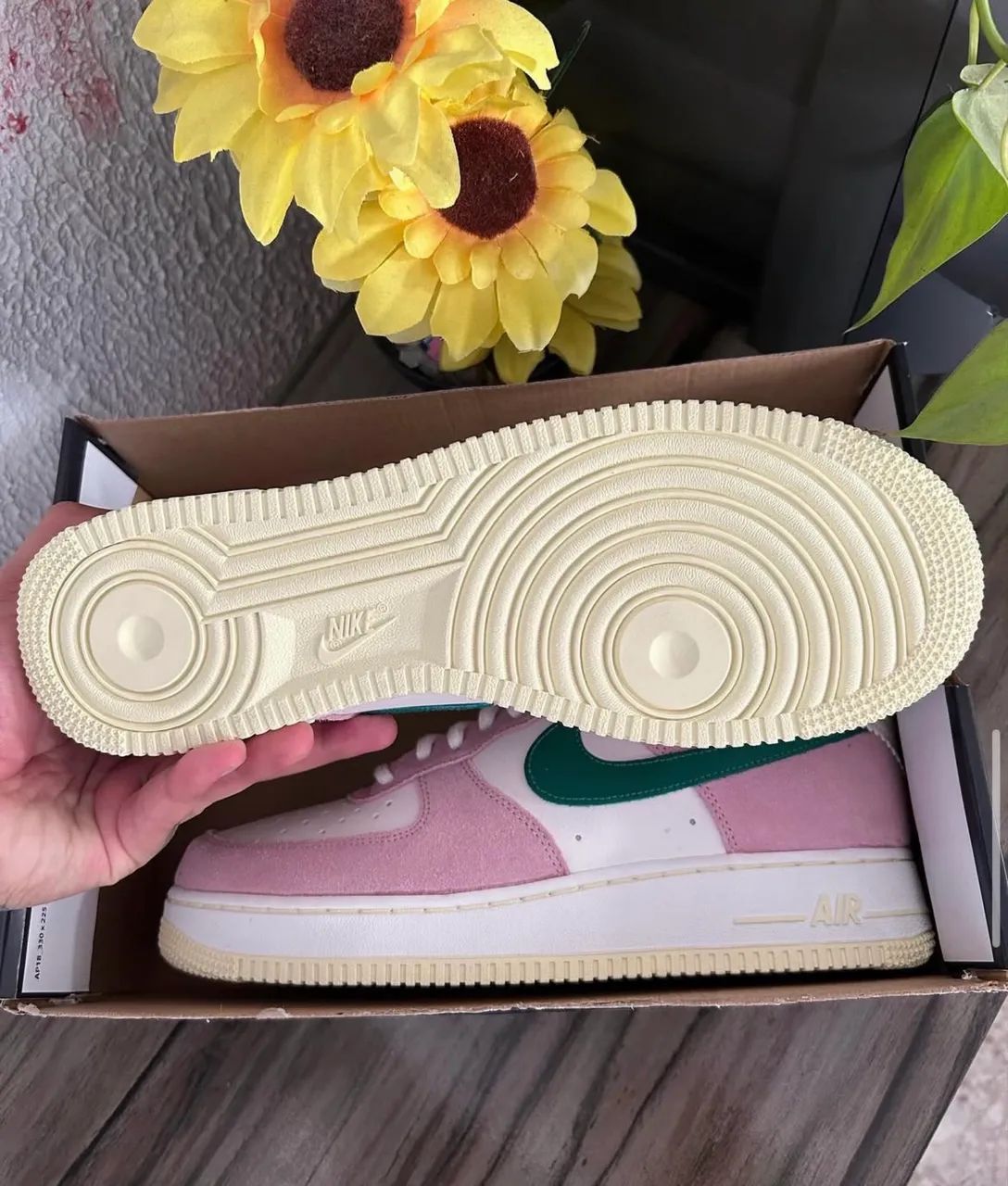 Nike Air Force 1 Low Sail Medium Soft Pink Malachite - Foto 3