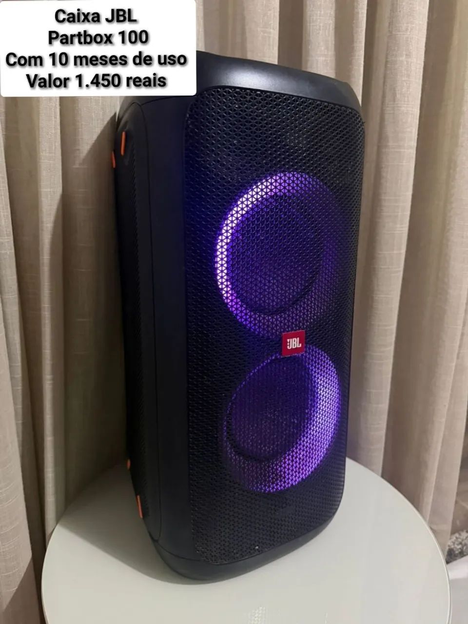 Caixa JBL partybox 100