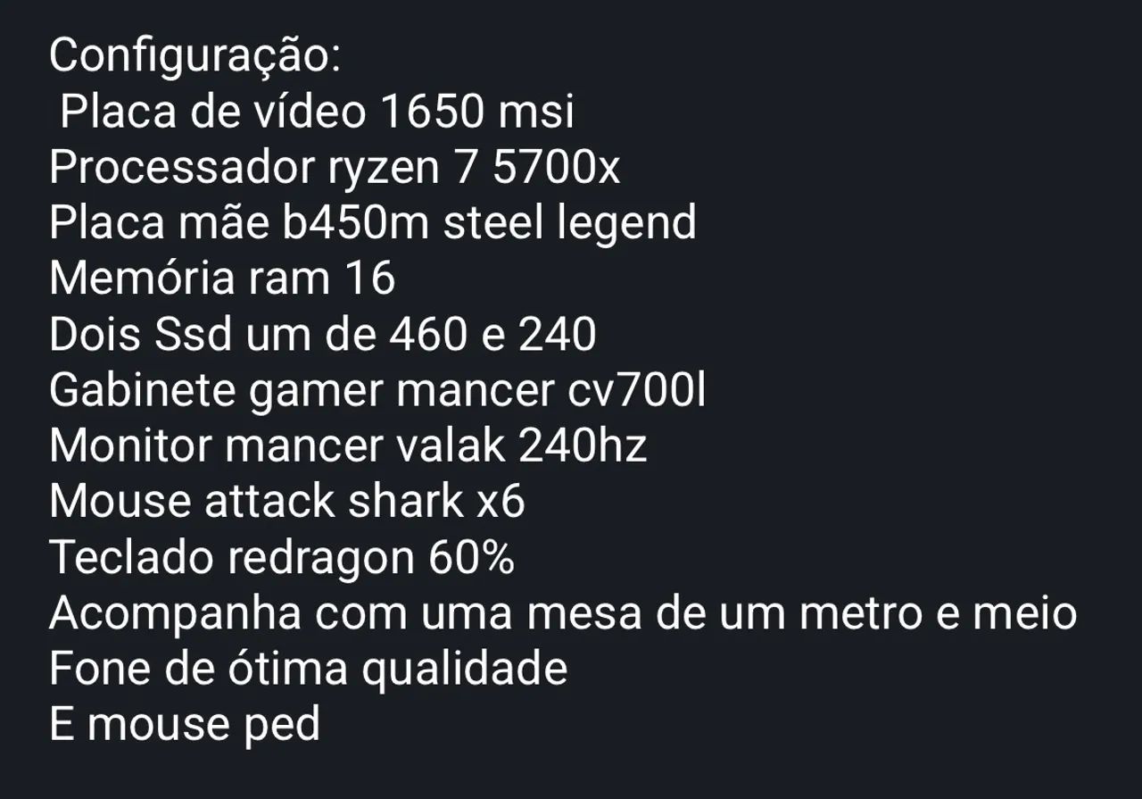 Computador gamer quero vender escuto proposto  - Foto 4