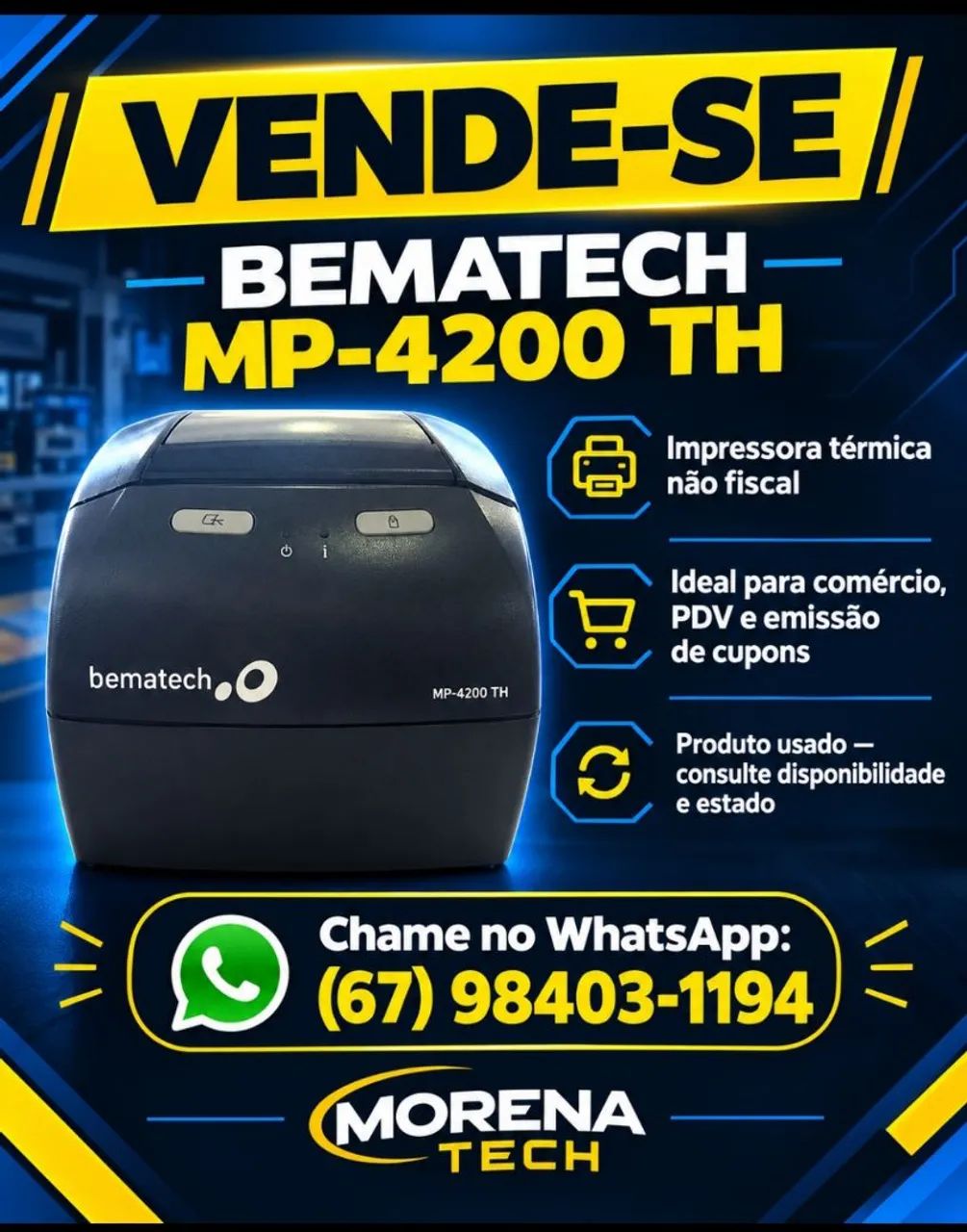 Impressora bematech 4200 th