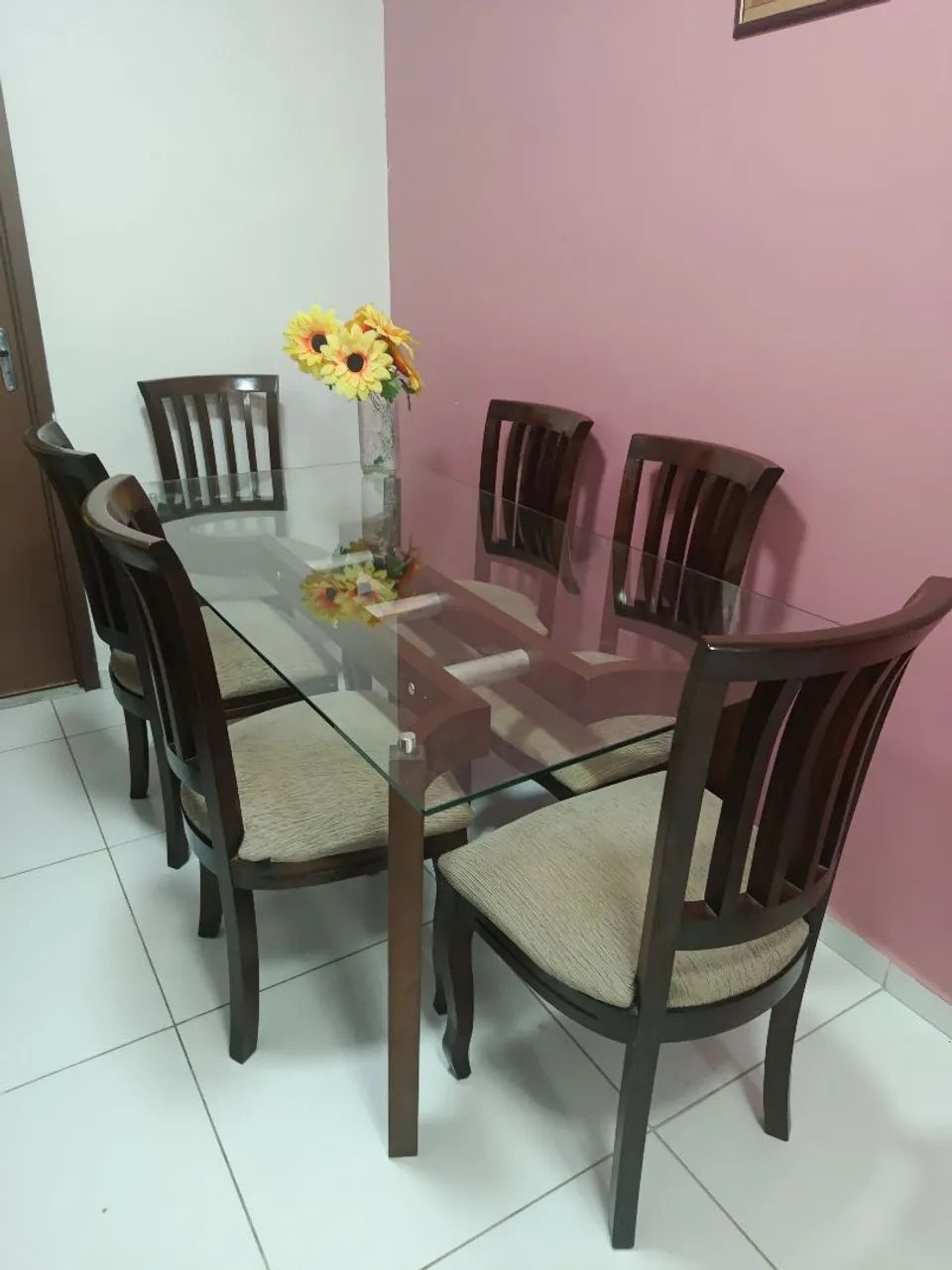 Mesa linda 6 cadeiras - Foto 3