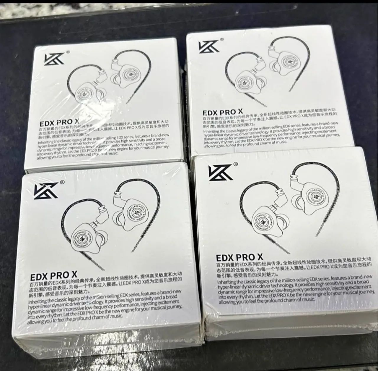 KZ EDX PRO fone de ouvido intra-auricular sem microfone!! Zerado e Lacrados 