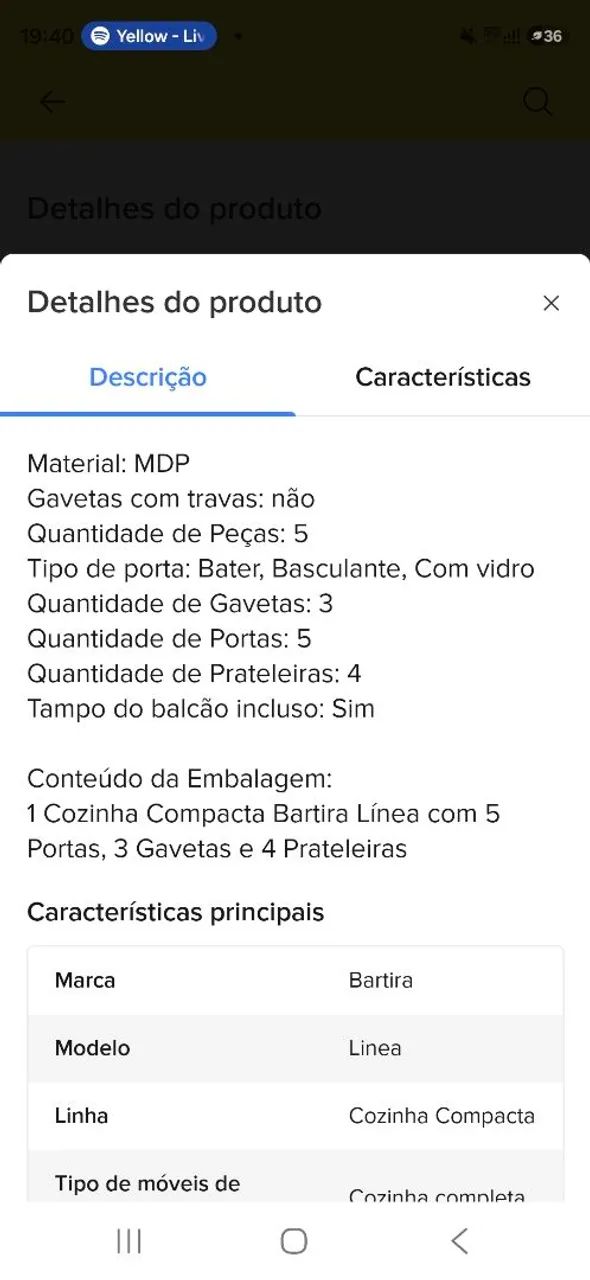 Cozinha modulada Bartira Chumbo - Foto 4