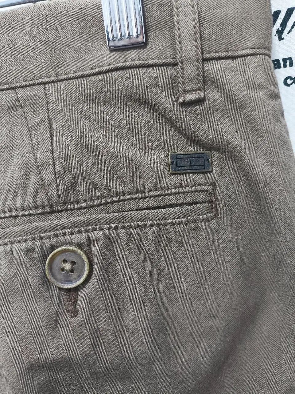 Calça Tommy Hilfiger Sarja Tam 40 Cód 4596 Usado/Original  - Foto 3