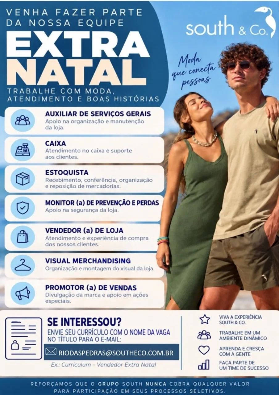 Oportunidade de emprego 