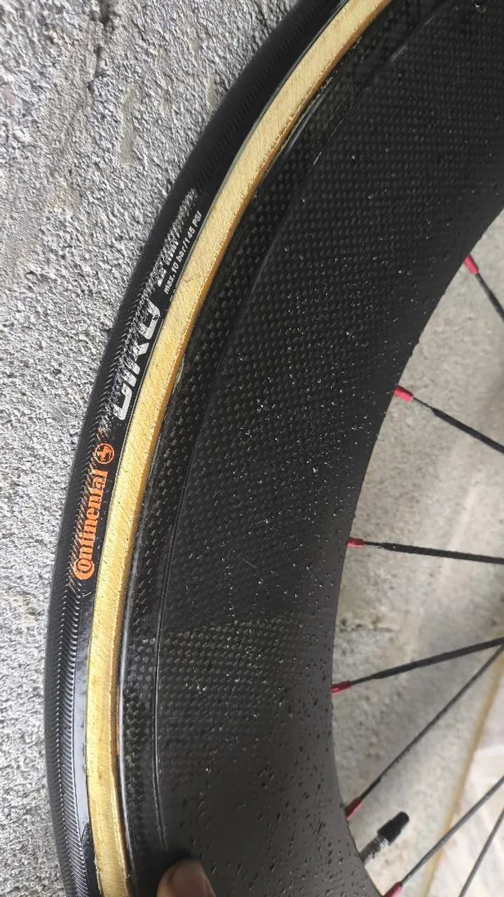 PAR DE RODA DE CARBONO TUBULAR  - Foto 5