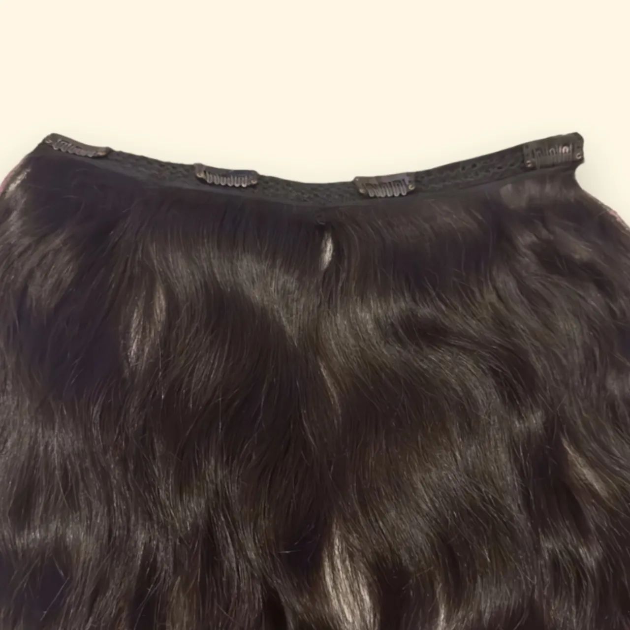 Aplique Tic Tac Cabelo Humano Virgem 55cm - Foto 2