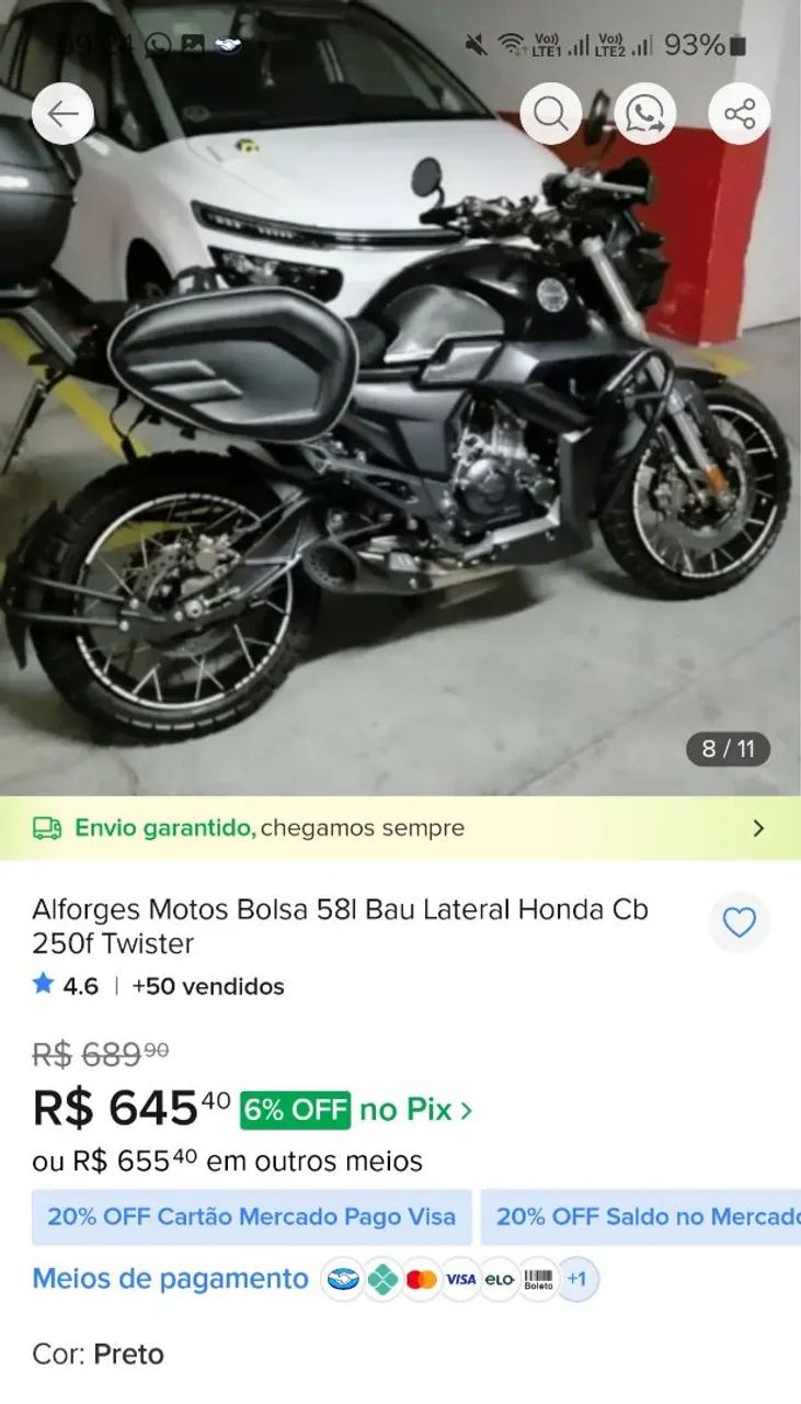 Bolsa alforge universal 