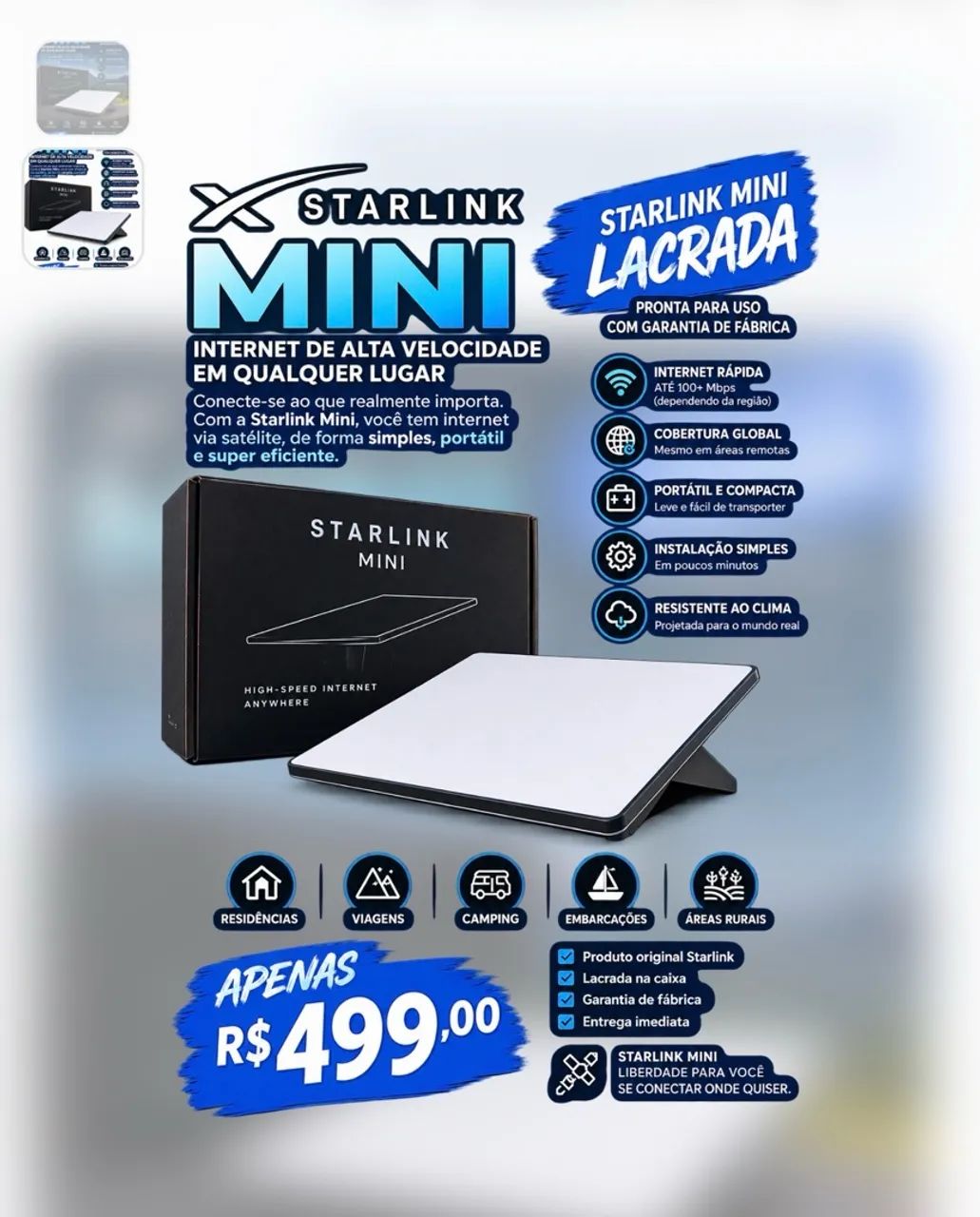 STARLINK MINI LACRADA