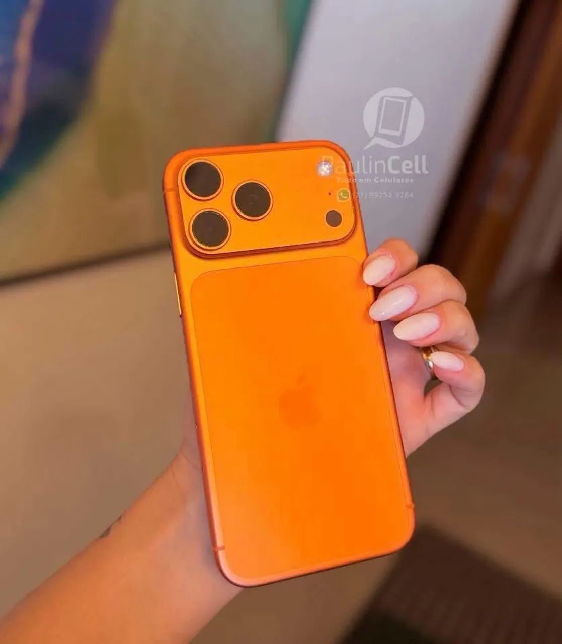 IPhone 17 Pro Max 256gb laranja completo  - Foto 5