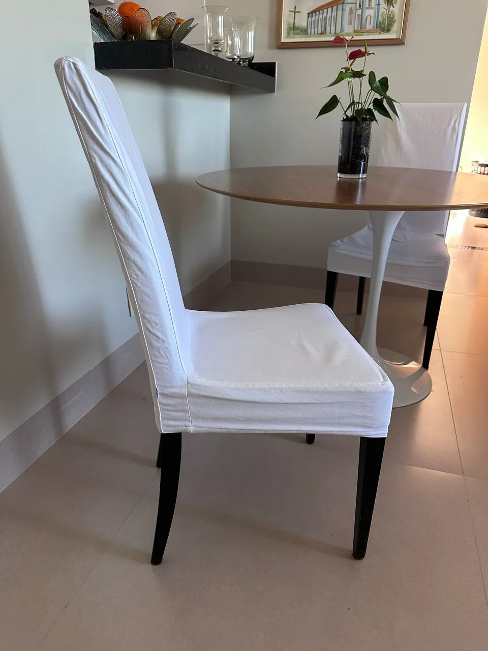 Cadeira com capa algodão Tok Stok - Foto 2