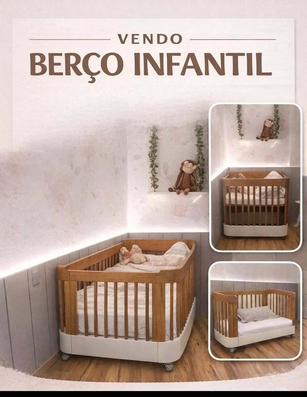 Berço, mim berço e mini cama