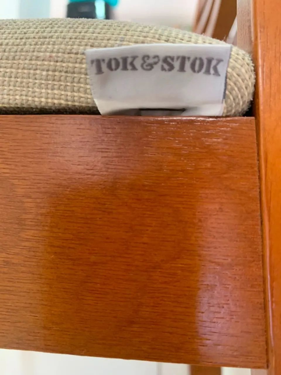 Jogo de Cadeiras de madeira da Tok&Stok - Foto 4