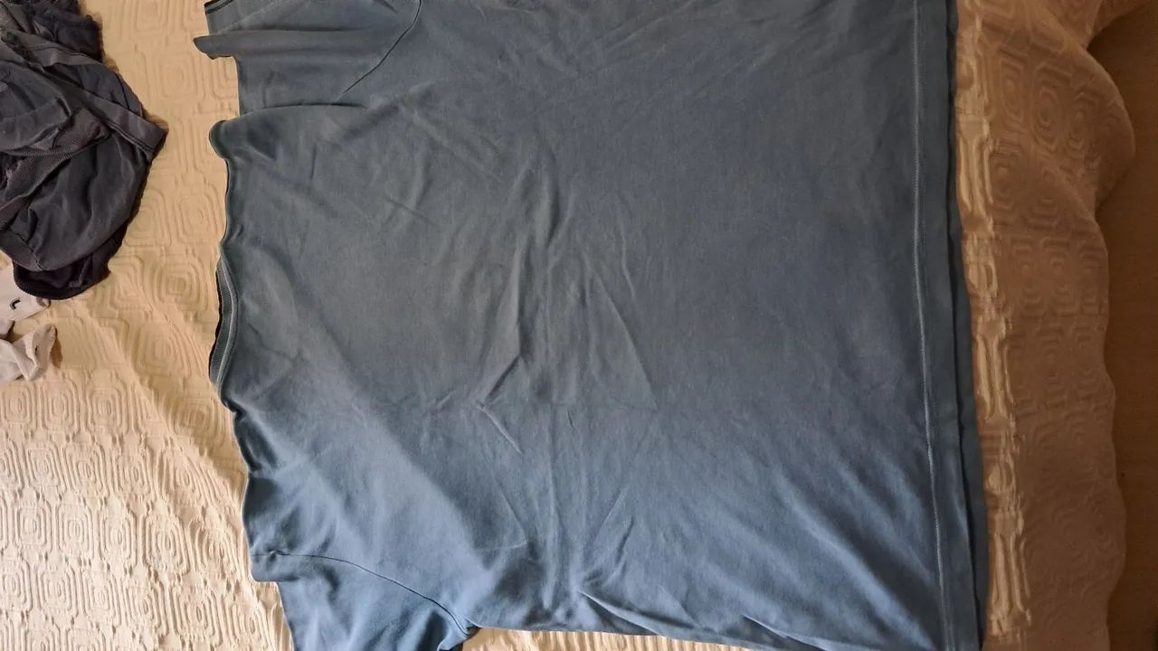 2 Camisetas Side Walk tam. G malha grossa pix dinheiro  - Foto 4