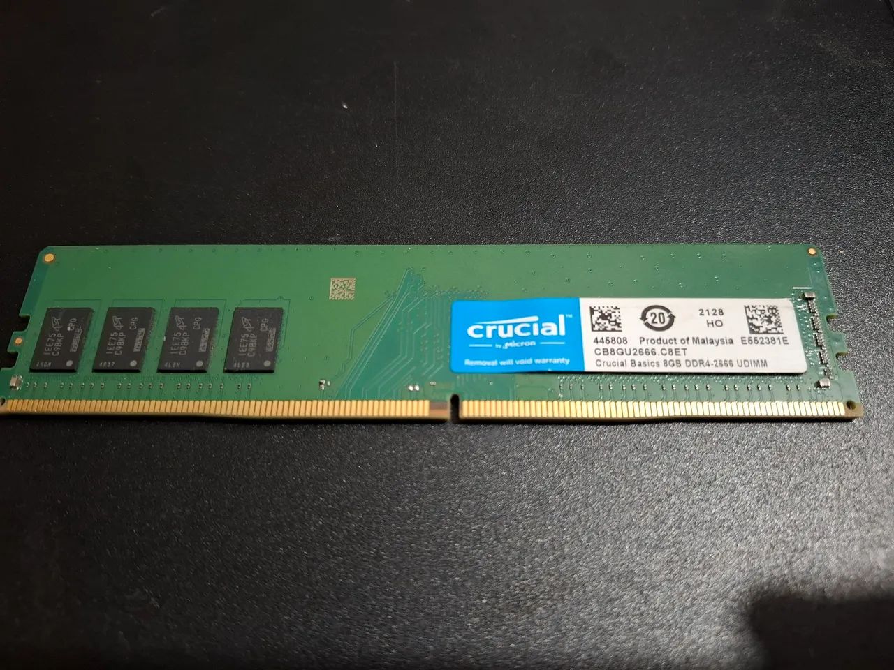 Memória Ram Crucial DDR4 8GB