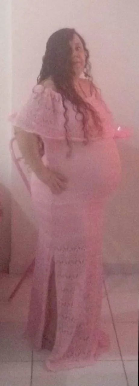 Vestido Gestante de tricô  - Foto 2