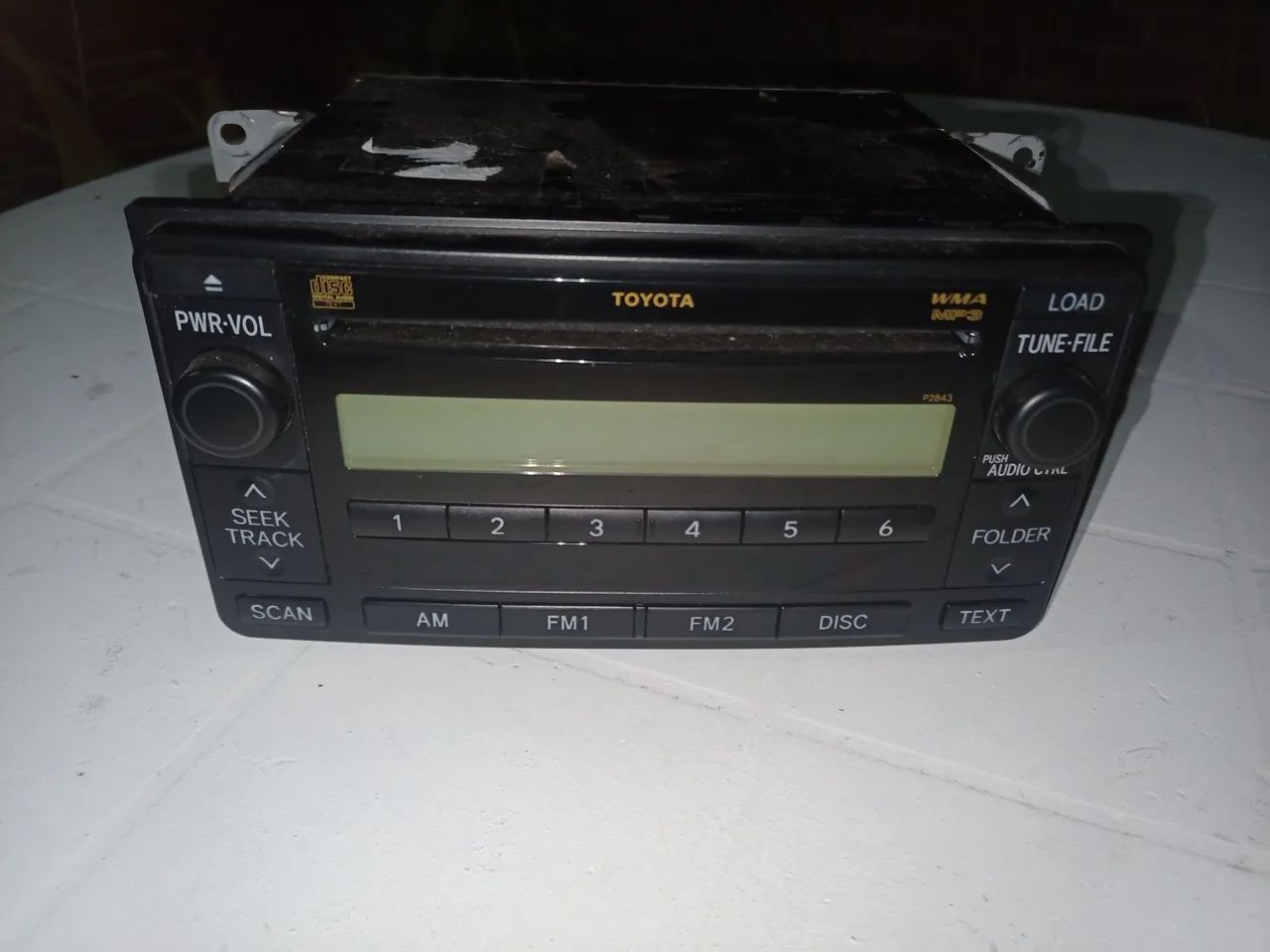 Rádio/CD - Toyota/ ORIGINAL - funcionando. No estado. - Foto 2