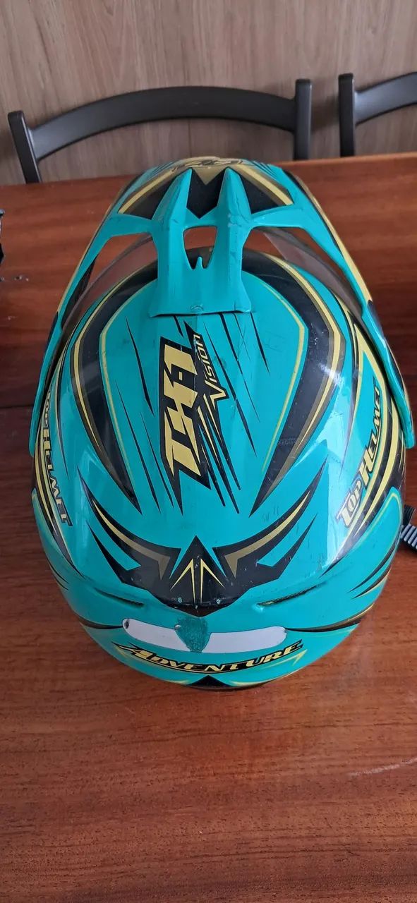VENDO CAPACETE PROTORK TAM 60, USADO - Foto 5