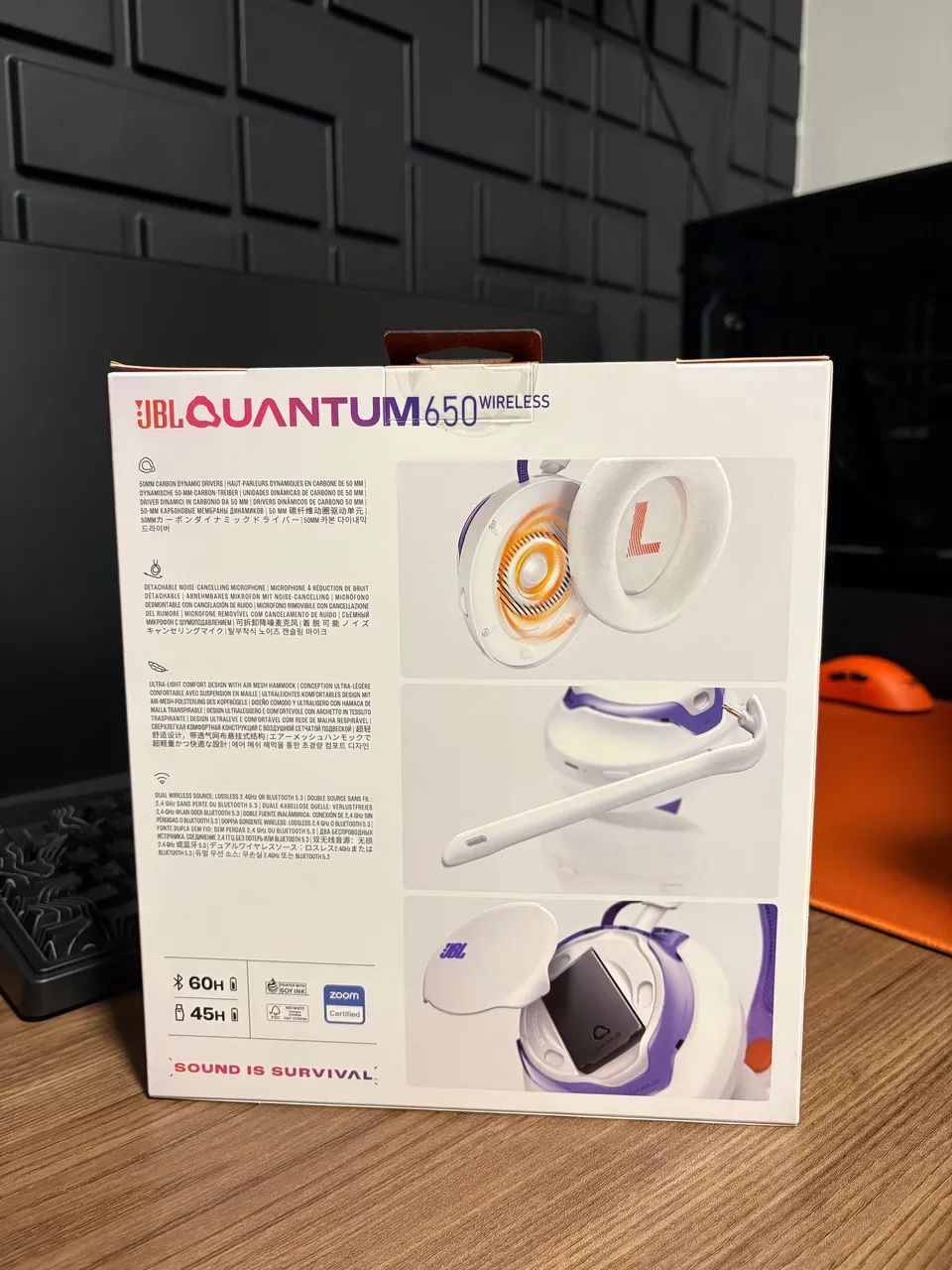 Headset JBL Quantum 650 Wireless (NOVO) - Foto 4