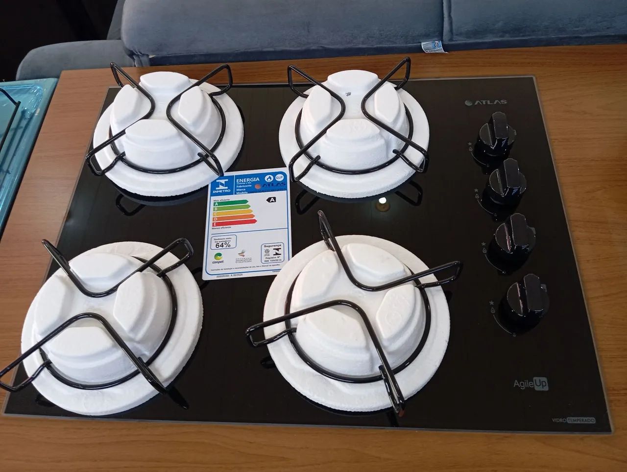 Fogão NOVO Cooktop 4bocas