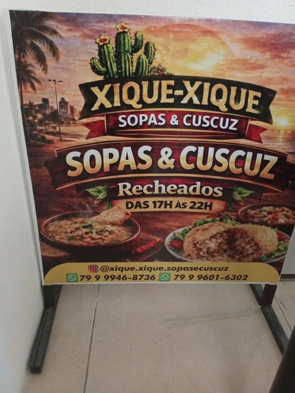 Cavalete de propaganda 