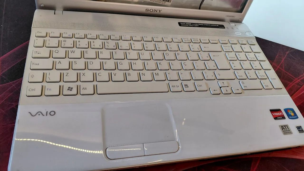 Carcaça notebook sony vaio pcg-61611x completa - Foto 4