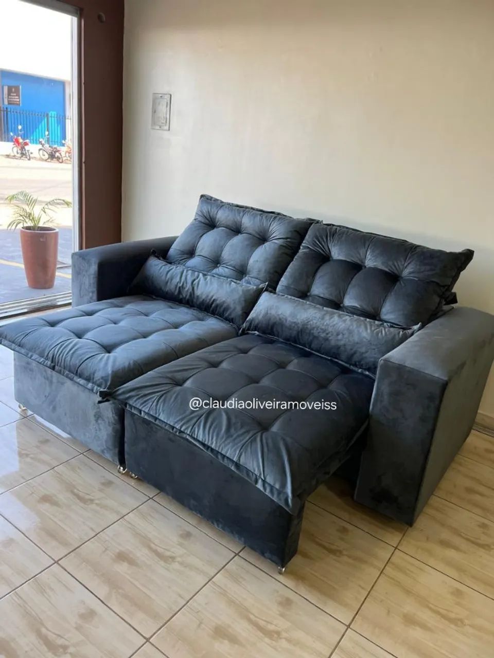 Sofá Retrátil Reclinável 2 Lugares NOVO!!!  - Foto 2