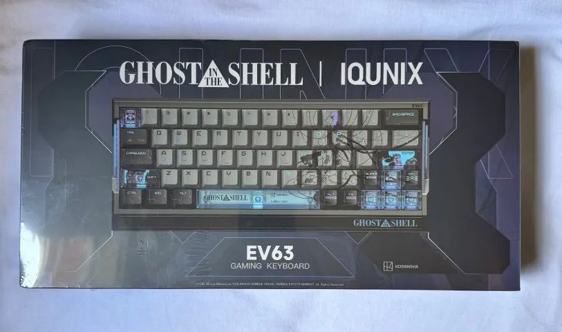 Teclado IQUNIX EV63 Ghost in the Shell Edition - Cyber Blue - Foto 4