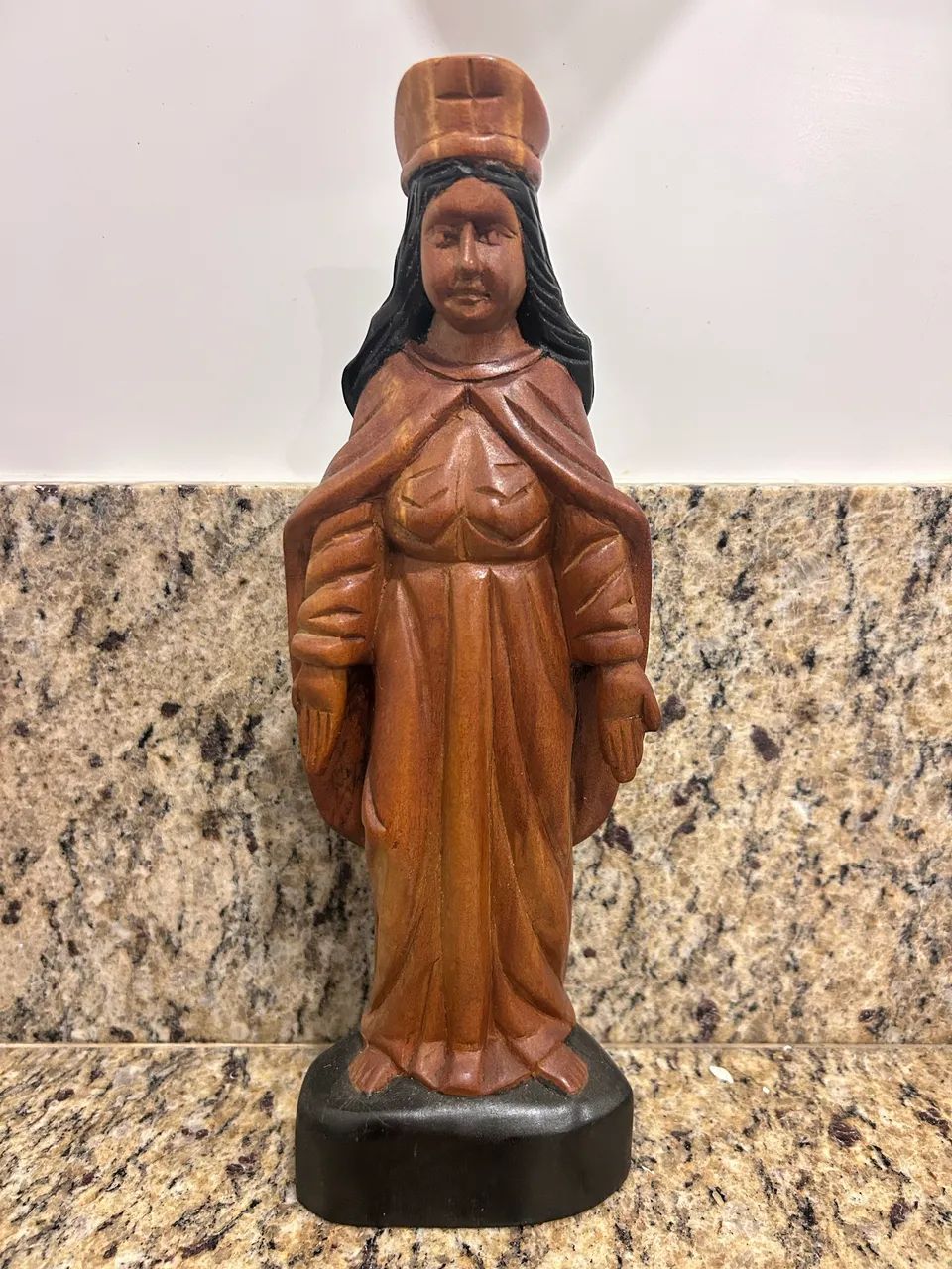 Iemanjá de madeira  - Foto 3