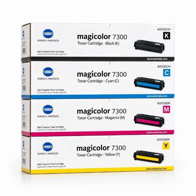 Kit 04 Toner Konica Minolta Magicolor 7300 Original