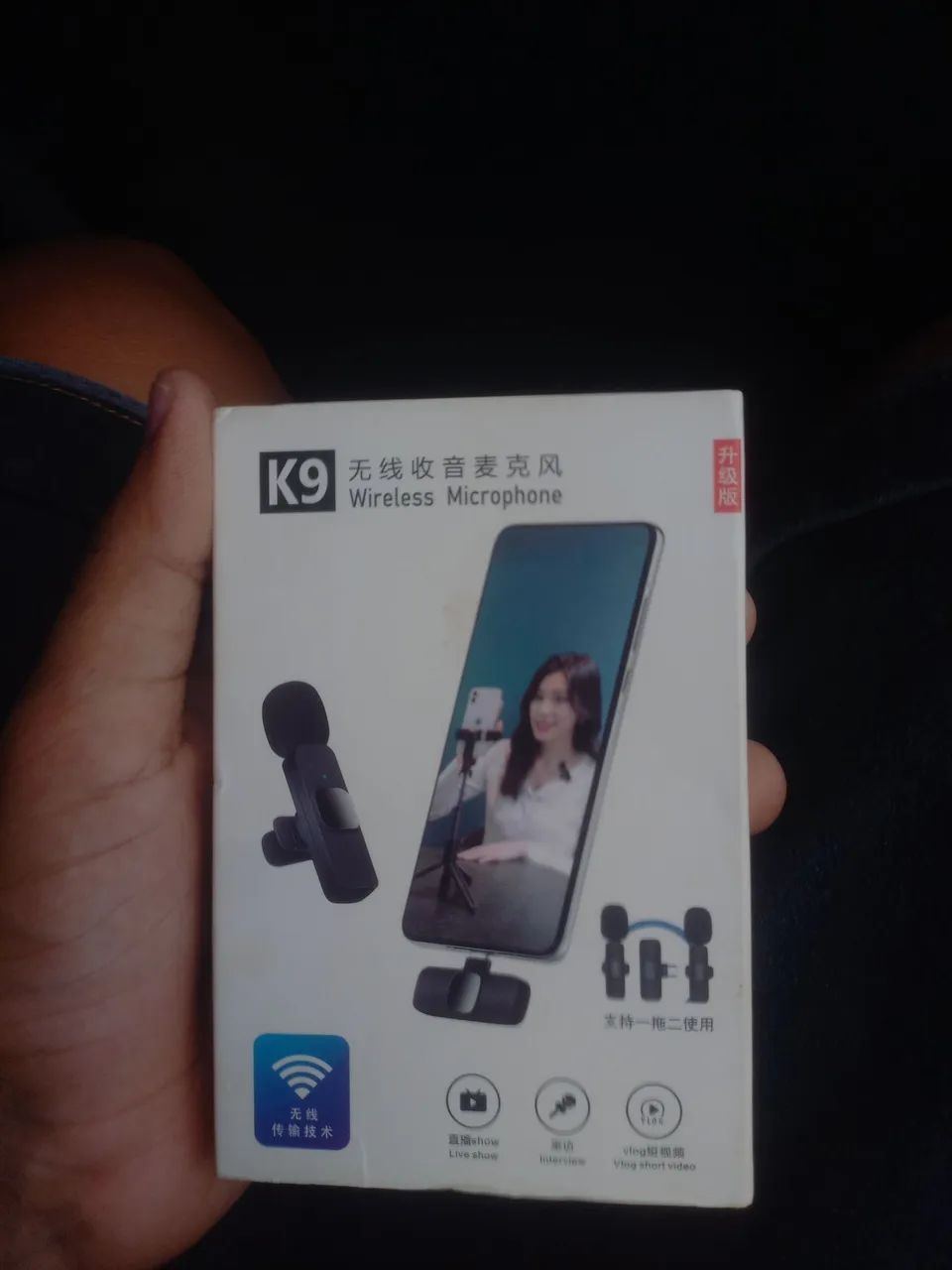 Microfone de Lapela K9