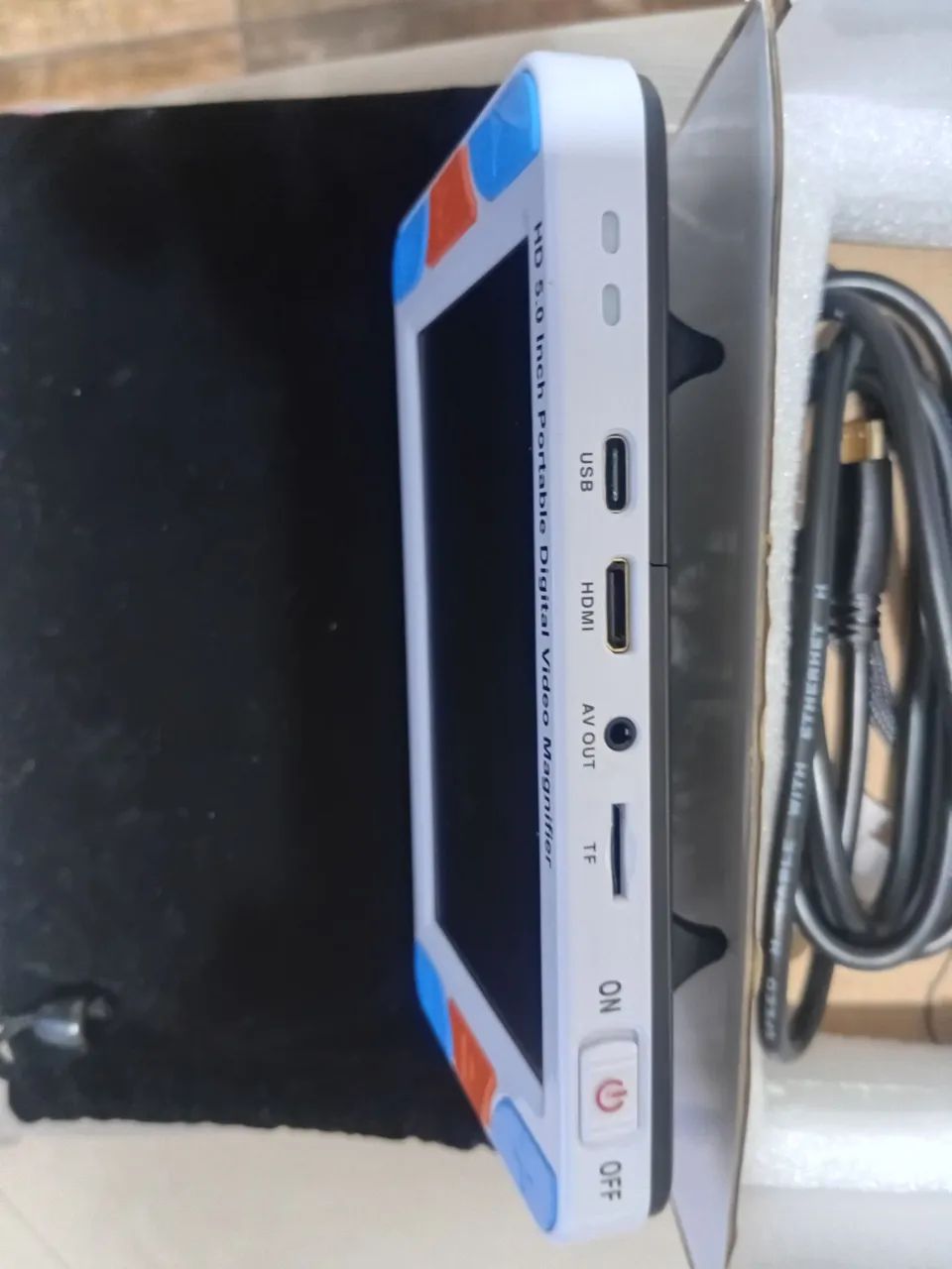 Lupa Digital Portátil 5 Polegadas HD - Auxílio Baixa Visão (Praticamente Nova) - Foto 3
