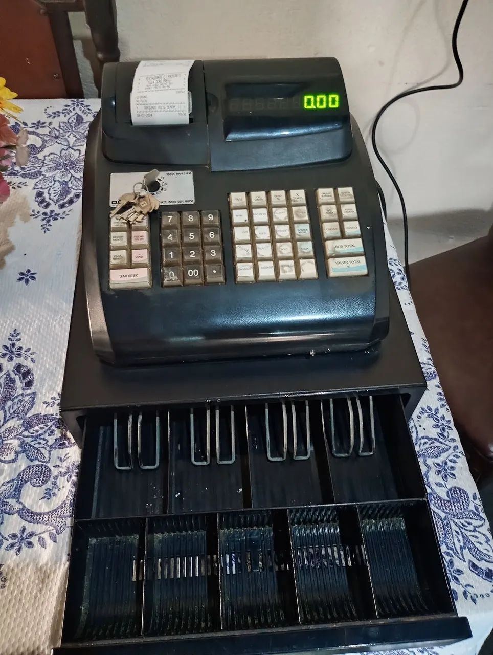 Caixa registradora segunda mão 