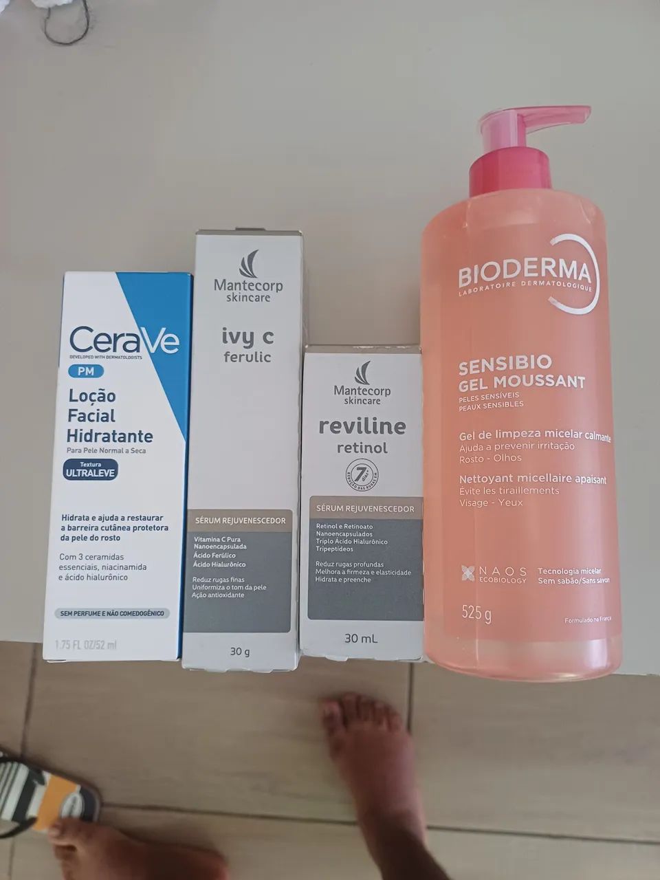 Kit skin care mantecorp 