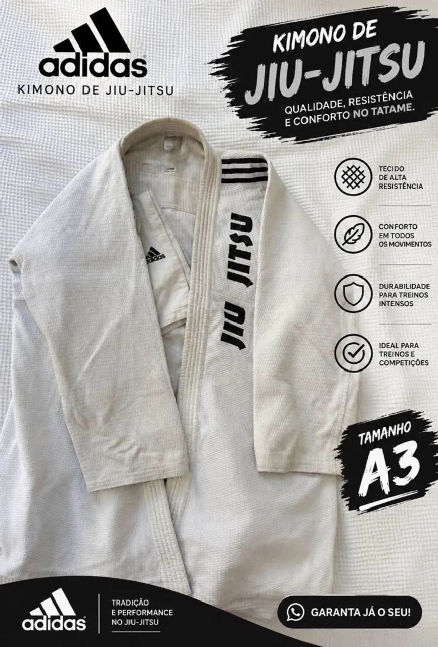 Kimono da adidas em perfeito estado (A3)