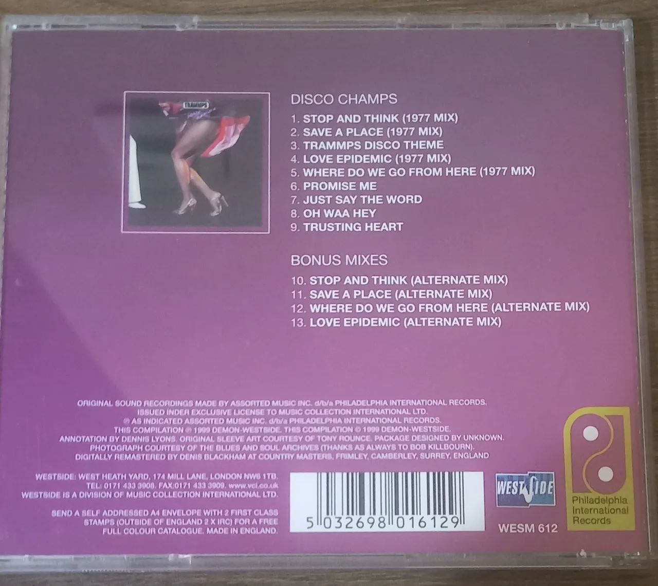 Cd Trammps- Disco Champs - Foto 2