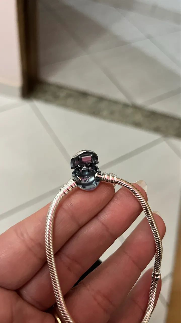 Pulseira Pandora Berloque De Coração  - Foto 2