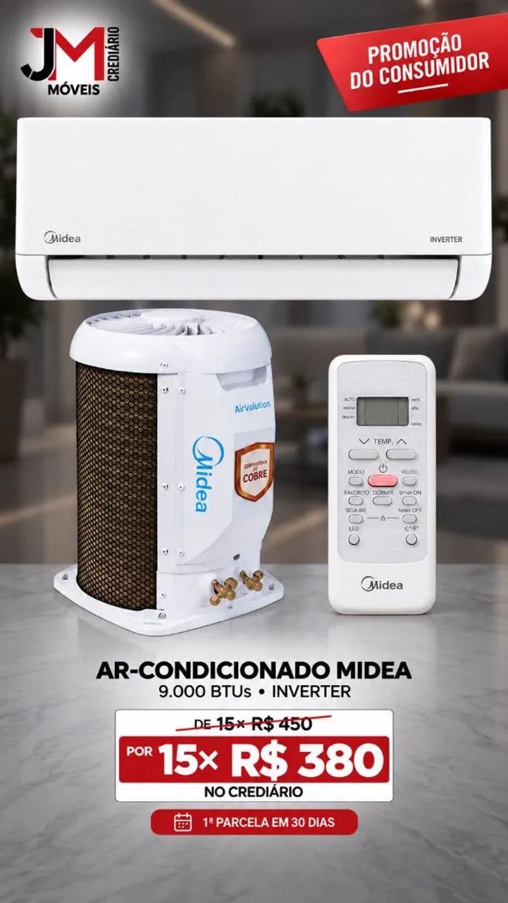 AR CONDICIONADO CREDIÁRIO 