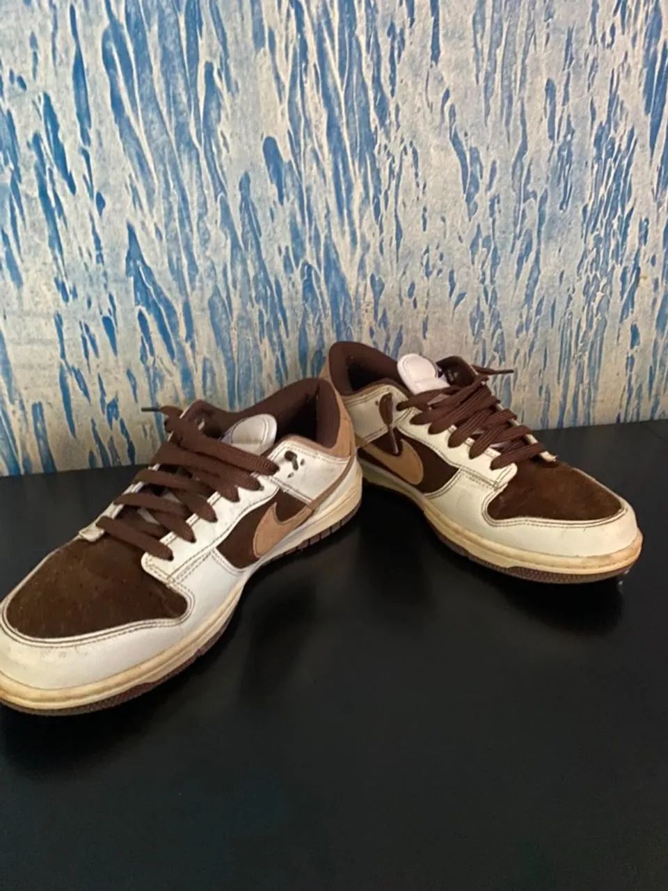 Tênis Nike Dunk Low Teddy Usado - Foto 4