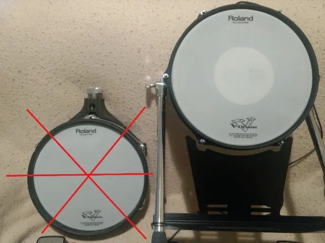 Roland KD-120 キックパッド Pad Roland KD-120 - KICK - Bumbo - Instrumentos musicais - Vila