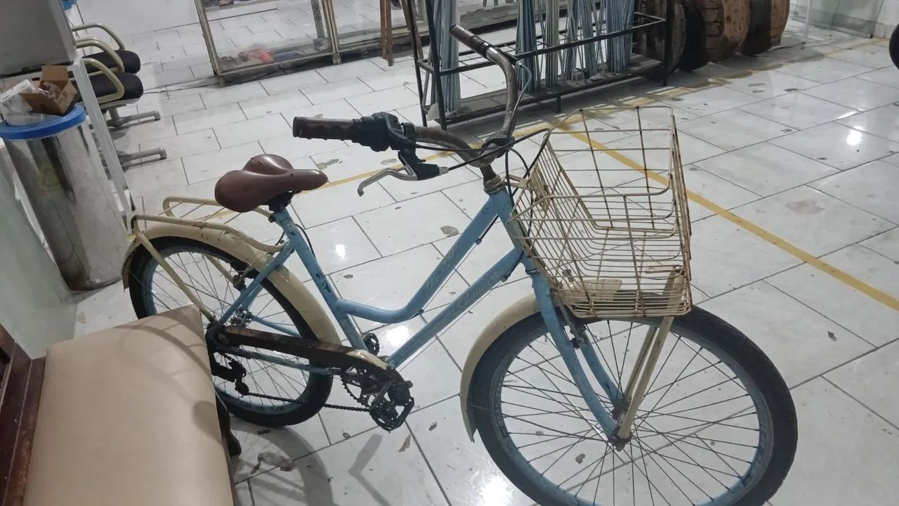 Bicicleta passeio vintage aro 26 - Foto 3