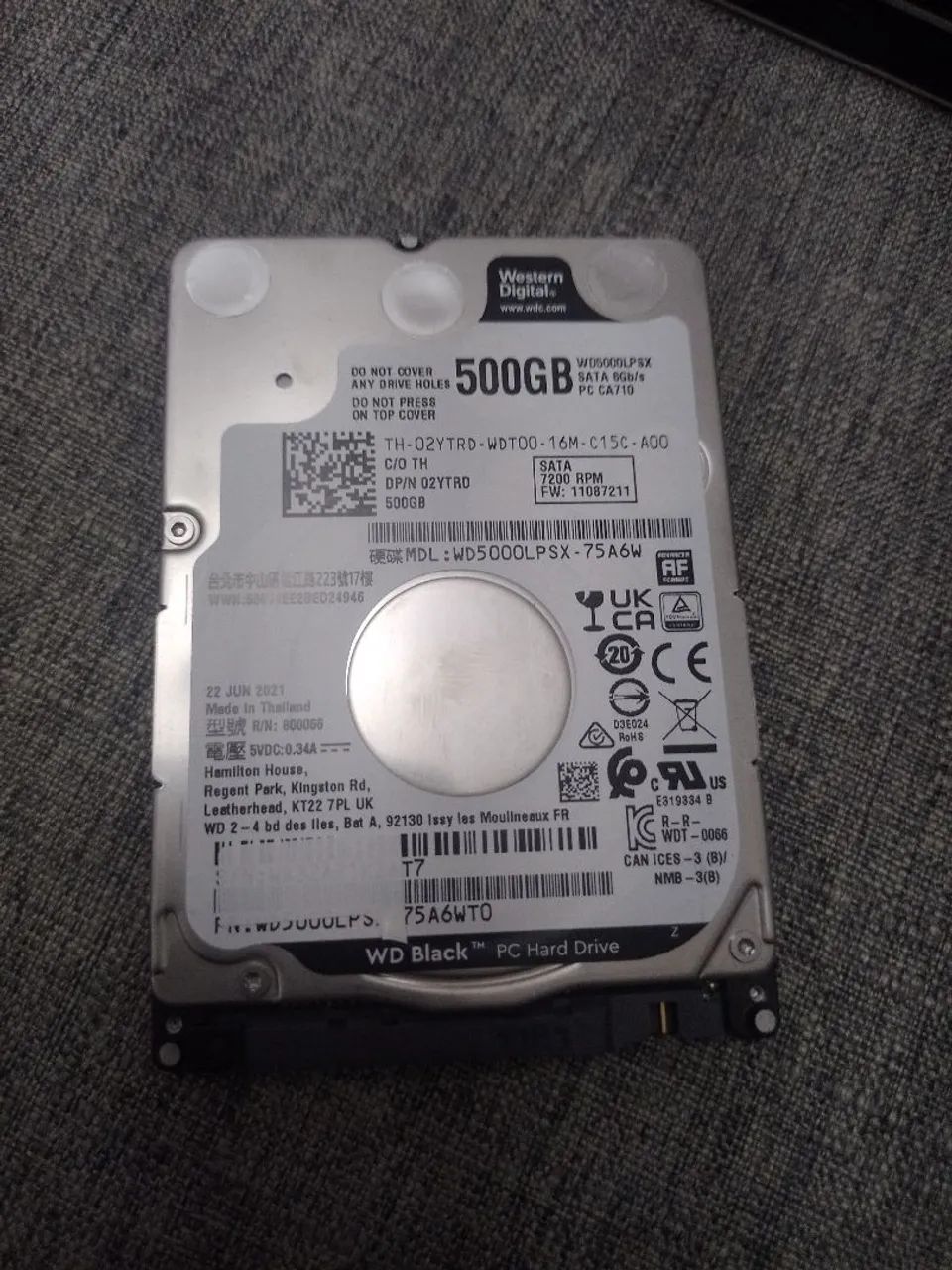 Hd Black especial 500 gb 