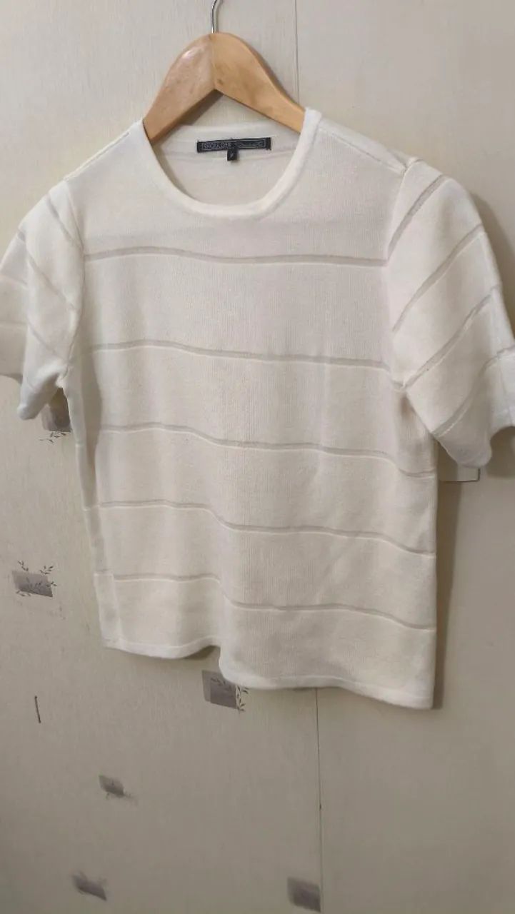 SHOULDER TRICO BLUSA TAM P 44 - Foto 2